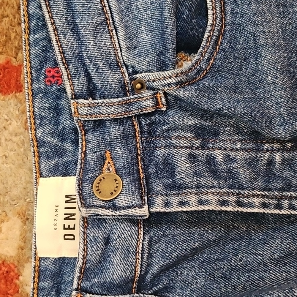 Sezane Brut Sexy Denim - Like New - Picture 2 of 6
